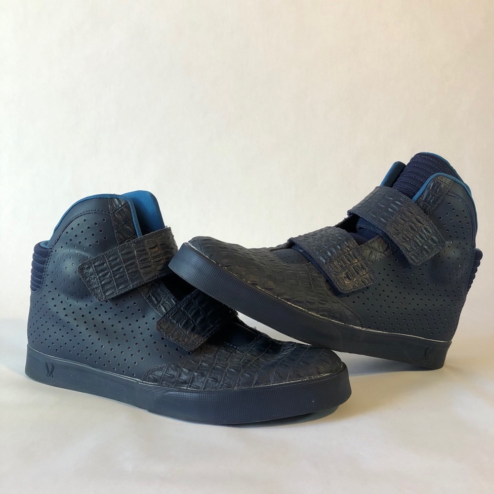 Nike Flystepper 2K3 677473-444 Men Navy Blue Croc